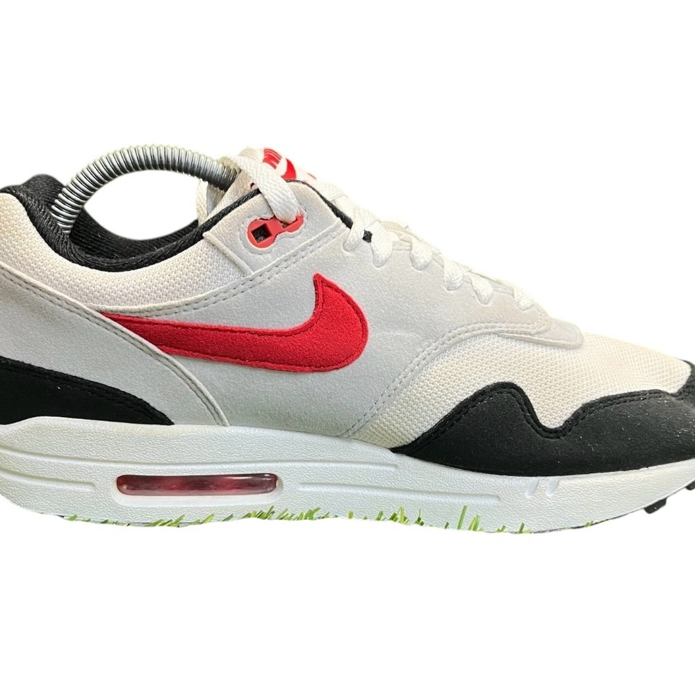 Nike Air Max 1 Chili 2.0 FD9082-101 White University Red Bred Mens Size 9.5 - Picture 4 of 8